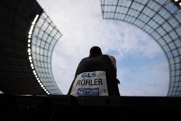 Thomas Roehler (LC Jena) waehrend der deutschen Leichtathletik-Meisterschaften im Olympiastadion am 25.06.2022 in Berlin